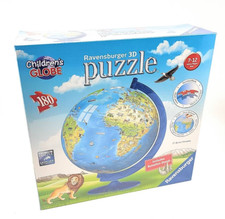 Ravensburger 3D Puzzle Globe With Stand 180 Pieces Premium Easy Click picture