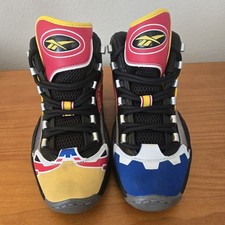 Reebok x Power Rangers Question Mid Megazord Battle Mode Mens 9.5 GY0590 **READ picture