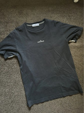 Stone Island Black Logo Tee M (Rare Back Design) RARELY WORN picture