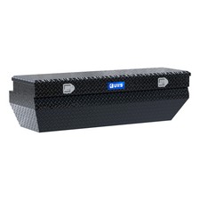 UWS Gloss Black Aluminum 62in Wedged Angled Utility Chest Box Tool Box Storage picture