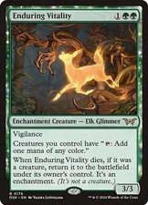 Enduring Vitality (Extended Art) Duskmourn: House of Horror Regular , Mtg , Rare picture