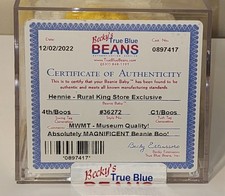 Ty Beanie Boos Authenticated ❤️ HENNIE ❤️ Chicken Rural King Exclusive MWMTs MQ picture