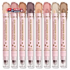 8 Colors Cream Eyeshadow Stick Set, Eye Shadow Brightener Stick Shimmer and Matt picture