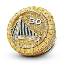 NBA 2022 Golden Warriors Championship Ring Rotating Curry #30 picture