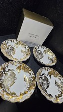 Williams Sonoma Aerin Golden Pheasant Dip Bowls Set NIB Quality picture