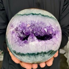 4.29LB Natural Amethyst Agate Opening Smile Quartz Cluster Crystal Specimen Heal picture