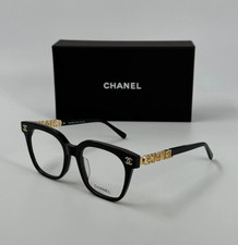 HOT CHANEL CH0748 Black Acetate & Gold Chanel Logo Eyeglasses Frames picture
