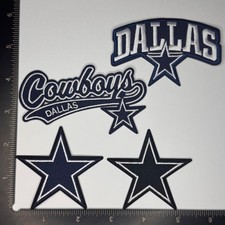 Dallas Cowboys Black Iron/Sew On Embroidered Patch picture