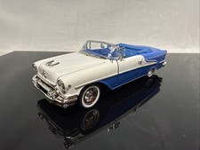 1955 Blue/White Oldsmobile Super 88 Convertible National Motor Museum Mint 1/32 picture