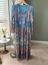 GT-0044 | Soft Surroundings Embroidered Boho Maxi Dress picture