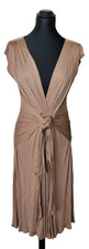 ROBERTO CAVALLI WOMEN'S DRAPED DRESS VINTAGE 2000 DRESS WOMAN JH9526 picture