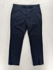 Bonobos Chino 2.0 Pants Mens 36x32 Navy Blue Slim Trouser Preppy Casual Stretch picture
