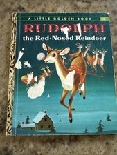 Little Golden Book: Vintage 1958 Rudolph the Red Nose Reindeer picture