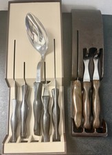 Vintage Cutco Knife & Utensil Set with 2 Storage Holders Bakelite USA 10 Pc picture