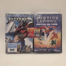 SUPERMAN Justice League on Trial-Returns NEW 2 DVD+COMIC picture