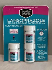 Berkley Jensen Lansoprazole 15 mg Acid Reducer 42 Capsules  picture
