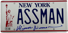 Michael Richards Signed ASSMAN License Plate Seinfeld Autograph Beckett LOA picture