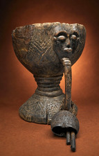 A 19th/20th century Kuba Medicine Mortar picture