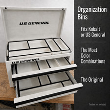 Mini Toolbox Organizer Bins for US General, Harbor Freight, Kobalt | 3D Printed picture