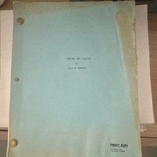 Thelma and Louise Original Movie Script Screenplay by Callie Khouri June 1989 picture
