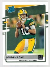 JORDAN LOVE 2020 Donruss Rated Rookie #304 ROOKIE CARD Green Bay Packers picture