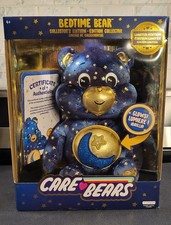 Care Bears Bedtime Bear 14in Plush Limited Edition Collector Glows COA picture
