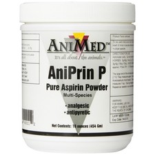 AniMed AniPrin P 16 oz Pure Aspirin Powder for Horses Analgesic  Antipyretic picture