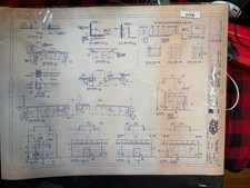 VINTAGE BLUEPRINT Authentic WALT DISNEY WORLD EPCOT CENTORIUM FUTUREWORLD picture