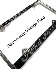 Vintage Raised Lettering 1929 Ford Pickup License Plate Frame Model A picture