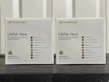 2Pack Nu Skin Pharmanex LifePak Nano 60 Packets - New Sealed - Exp 8/2029 picture