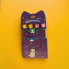 Aphmau MeeMeows Elemental Earrings Bracelets & Necklace Set Gamer YouTube New picture