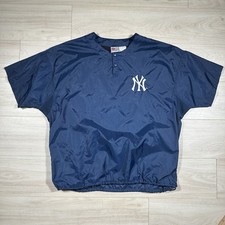 Vintage Rawlings New York Yankees Windbreaker Stadium Baseball Shirt Size XL picture
