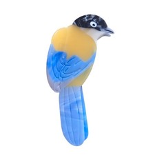 Blue Budgie Claw Clips Cellulose Acetate Big Hair Accessories For Women picture