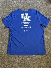 Nike Kentucky Wildcats Blue Drifit Short Sleeve T-Shirt Size 2XL Brand New NWT picture
