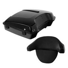 Razor Trunk W/ Backrest Fit For Harley Touring Street Electra Glide 97-13 picture