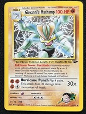 (NM) Giovanni's Machamp 6/132 Holo - Pokemon Gym Challenge picture