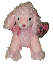 Ty Pinkys Beanie Baby - PINKY POO the Pink Poodle Dog 7