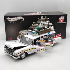 1/18 HOT WHEELS Cadillac Ghostbusters II ECTO 1A Elite X5470 Diecast Model Car picture