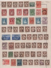 CANADA NEWFOUNDLAND 1897-1910 NEWFOUNDLAND POSTAL HISTORY COLLECTION OF 62 STAMP picture