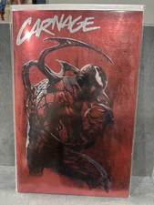 CARNAGE #1 (-9.6) GABRIELE DELL'OTTO FOIL COVER VARIANT/ MARVEL COMICS 2023 picture