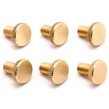 Floyd Rose FROFTSBRASSP Original Fine Tuning Screws, Brass, Set of 6 picture