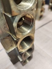 (5pc)Solid Brass Pipe Cross 4 Way Fitting 1/2