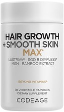 Codeage Hair Growth + Smooth Skin Max Vitamins 30 Count (Pack of 1)  picture