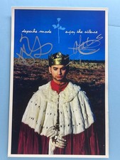 DEPECHE MODE ENJOY SILENCE POSTER 11x17 SIGNED AUTHENTICATED wCOA  picture