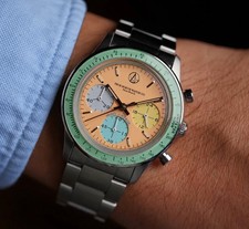 True North Watch Co. Wind Vintage Chronograph Quartz 37mm Steel 200m Box picture