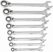 GEARWRENCH 8 Pc. 12 Pt. 8mm 10mm 12mm 13mm 14mm 15mm 17mm 19mm, Solid Black  picture