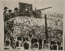 WW2 1944 German Atlantic Wall Defenses France Pre D-Day Original Press Photo picture