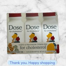 Dose for Your Cholesterol 2oz Shots 12 Pack Bergamot Garlic Turmeric FLASH SALE picture