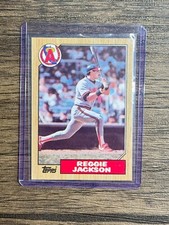 1987 Topps Reggie Jackson #300 Angels picture