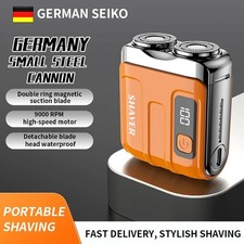 Mini Electric Smart Shaver – Dual Blade, Digital Display, Rechargeable Beard picture